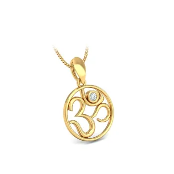 Official Gold White Gold Pendant 